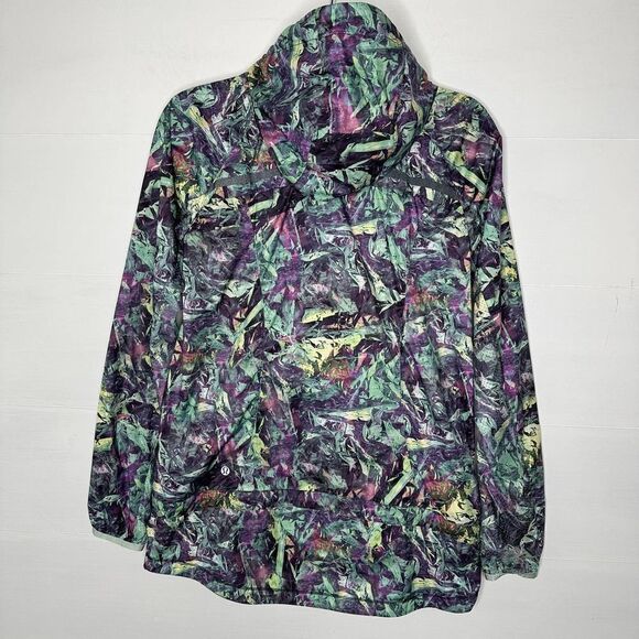 Lululemon Women's Miss Misty II Windbreaker Jacket zip up Iridescent rain 4 - Picture 4 of 6
